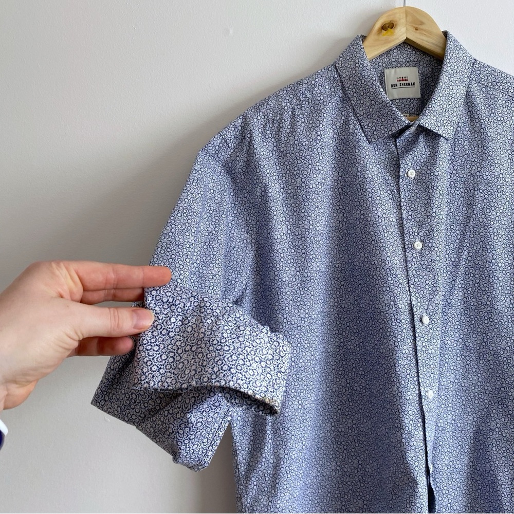 Ben Sherman Floral Button Up Dress Shirt